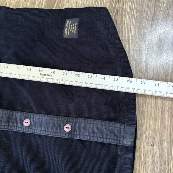 Random Access Men’s Corduroy Shirt S Navy Blue Button-Up Casual Fall Jersey - Picture 7 of 16
